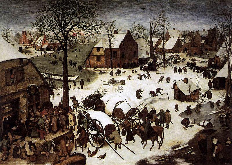 Pieter Bruegel the Elder The Census at Bethlehem oil painting picture